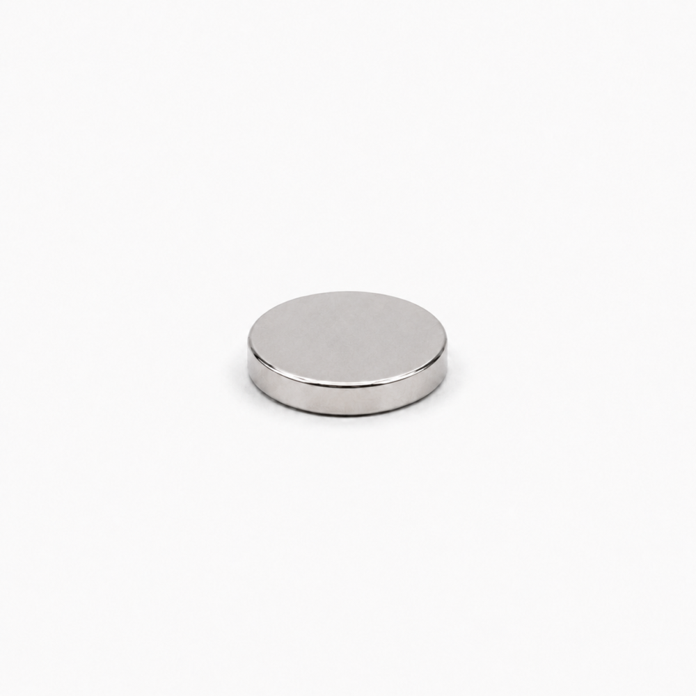 Descripción: Imán de neodimio D14X2 mm, grado N35, Ni-Cu-Ni