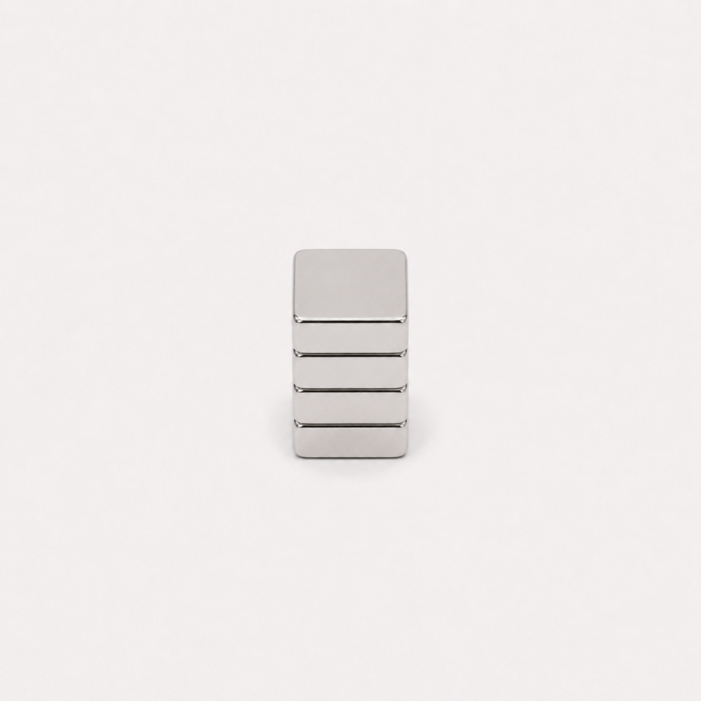 Imán de neodimio 12x12x3 mm, grado N35, Ni-Cu-Ni