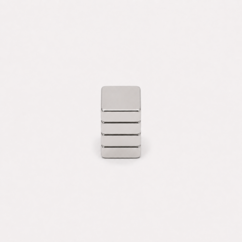 Imán de neodimio 12x12x3 mm, grado N35, Ni-Cu-Ni