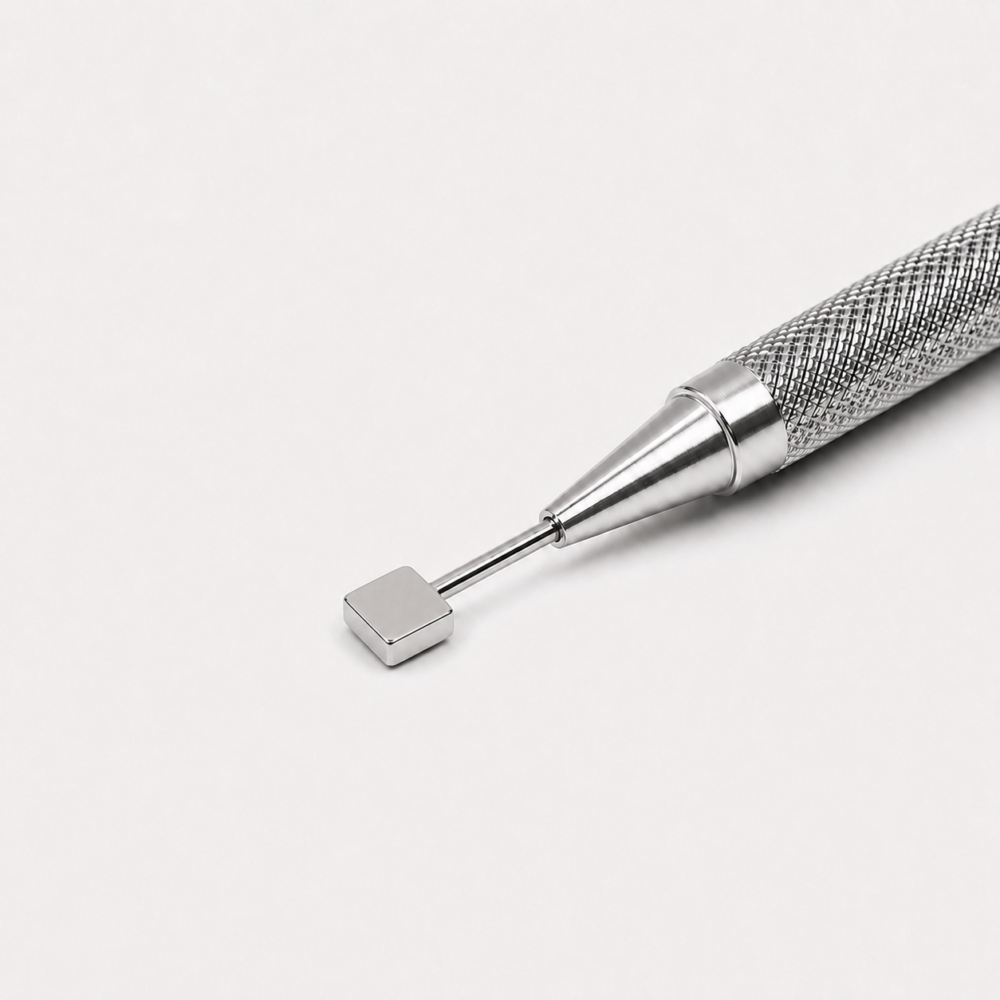 Imán de neodimio 12x12x3 mm, grado N35, Ni-Cu-Ni