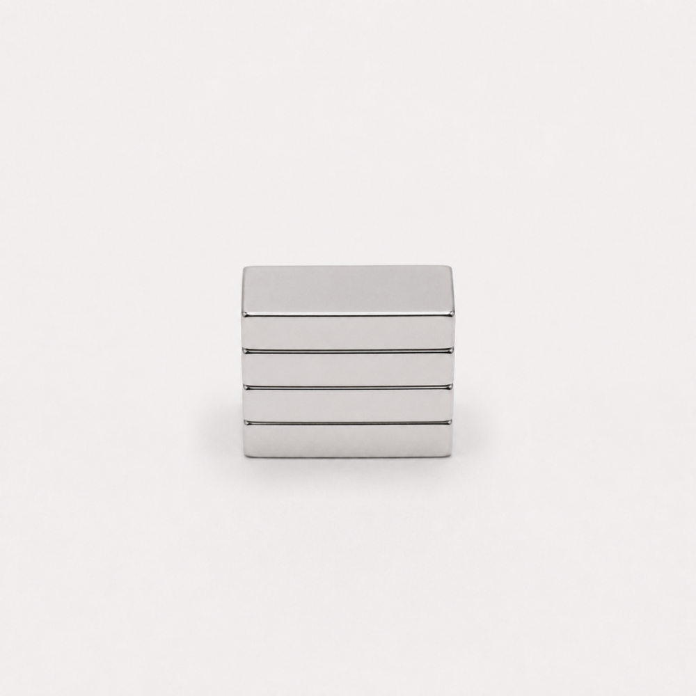 Imán de neodimio 20x10x3 mm, grado N35, Ni-Cu-Ni