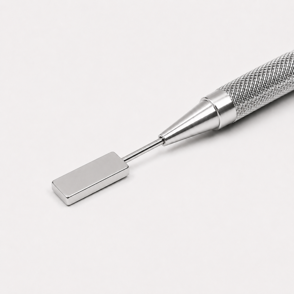 Imán de neodimio 25x10x3 mm, grado N35, Ni-Cu-Ni