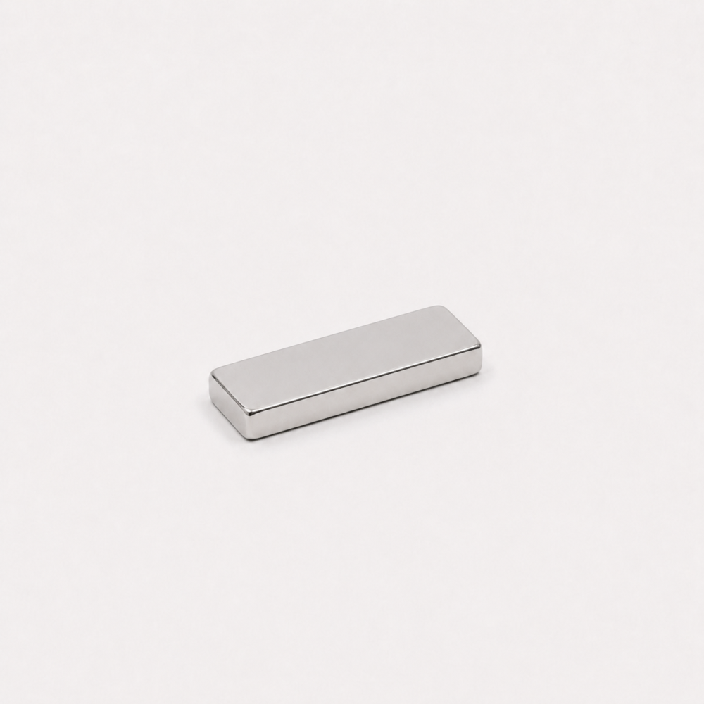 Imán de neodimio 30x10x3 mm, grado N35, Ni-Cu-Ni