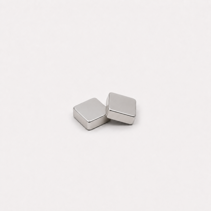 Imán de neodimio 8x8x3 mm, grado N35, Ni-Cu-Ni