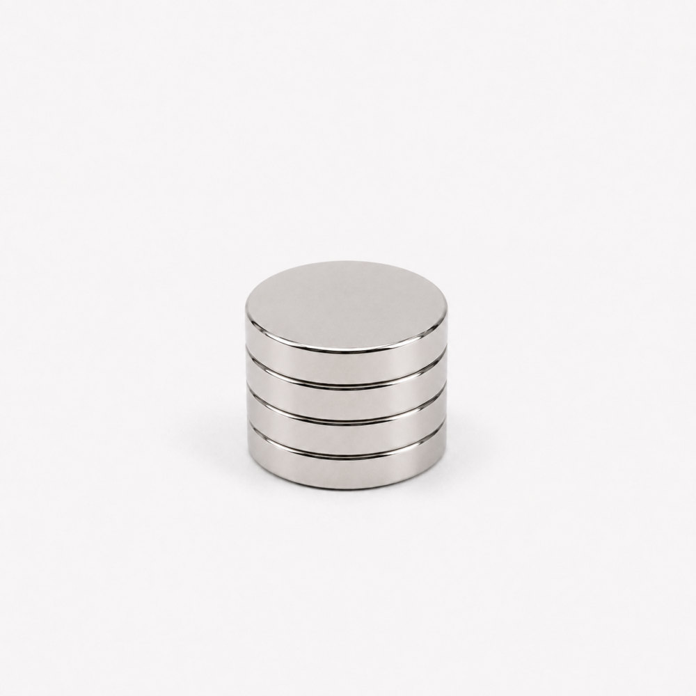 Imán de neodimio D13x3 mm, grado N35, Ni-Cu-Ni