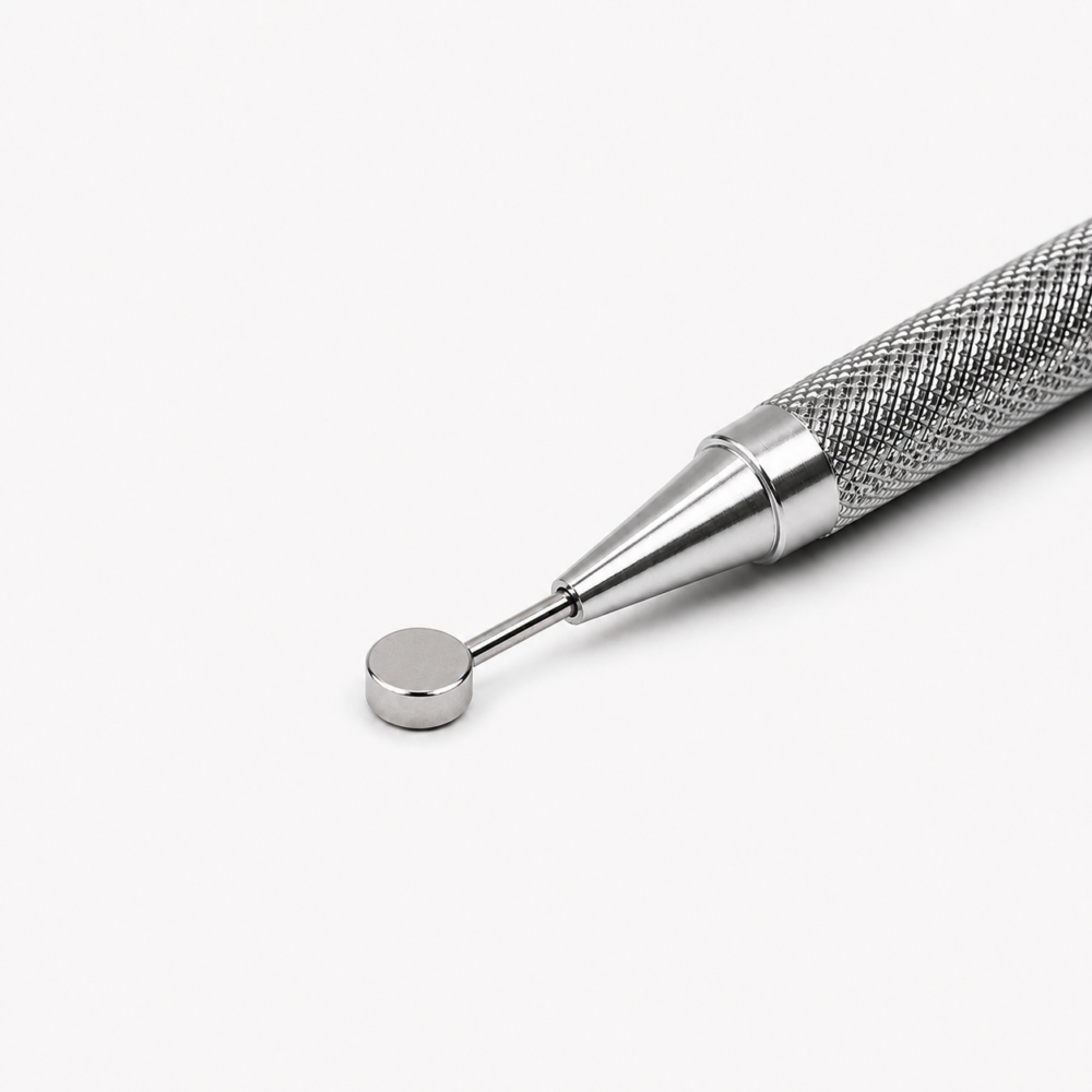 Imán de neodimio D5x2 mm, grado N35, Ni-Cu-Ni