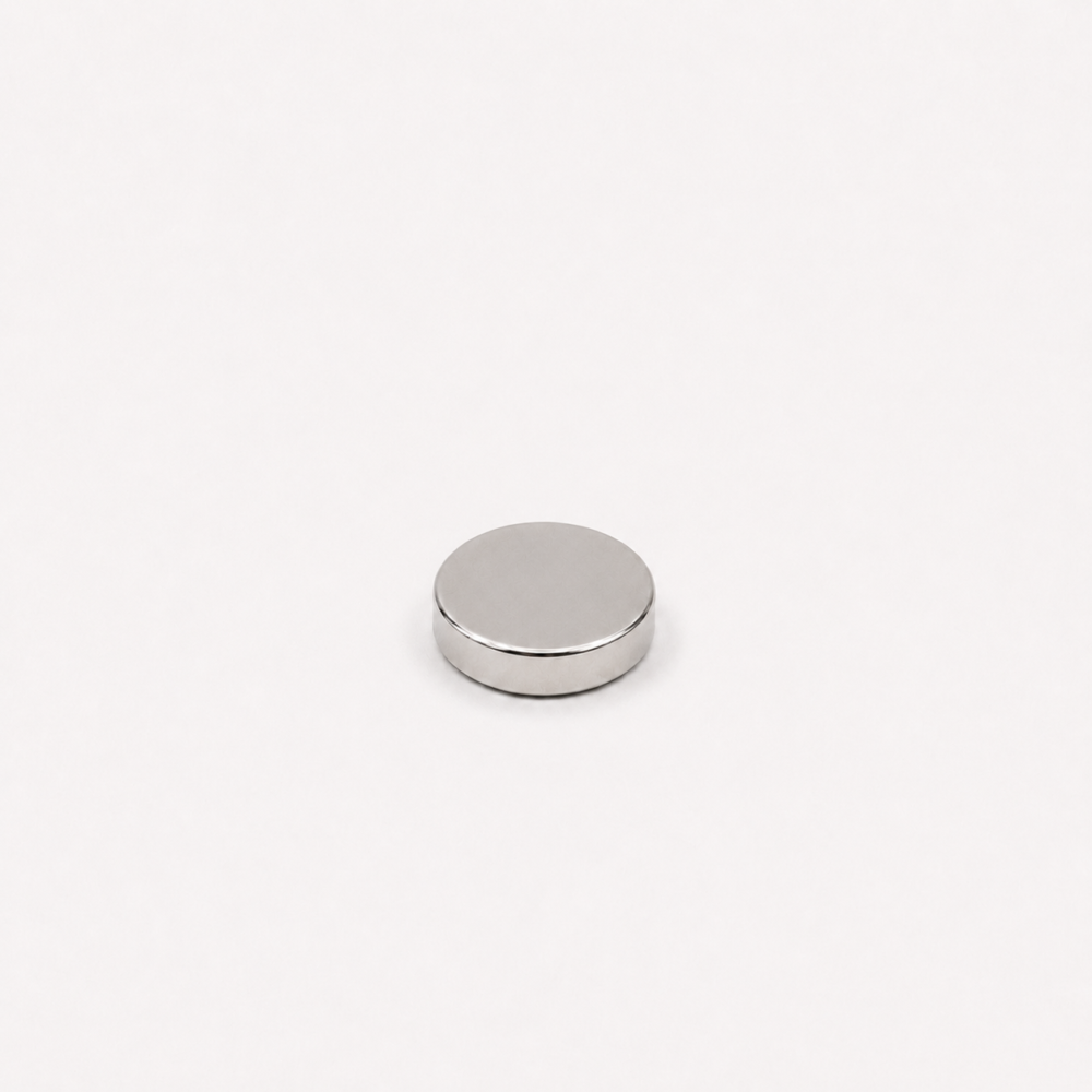 Imán de neodimio D7x2 mm, grado N35, Ni-Cu-Ni