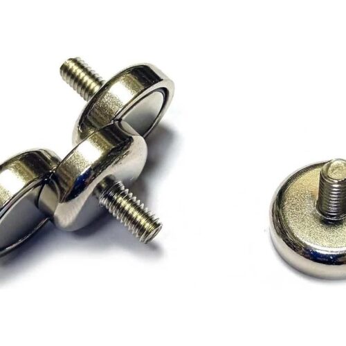 Base Magnética de Neodimio con Vástago Roscado C16 (M6)