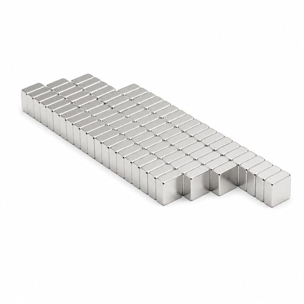 Imán de Neodimio Rectangular 4x4x2 mm