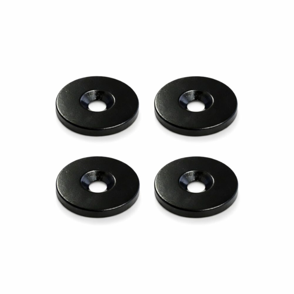 Imán de Neodimio Redondo Avellanado 15 × 5 mm (Ø7/3,5 mm)