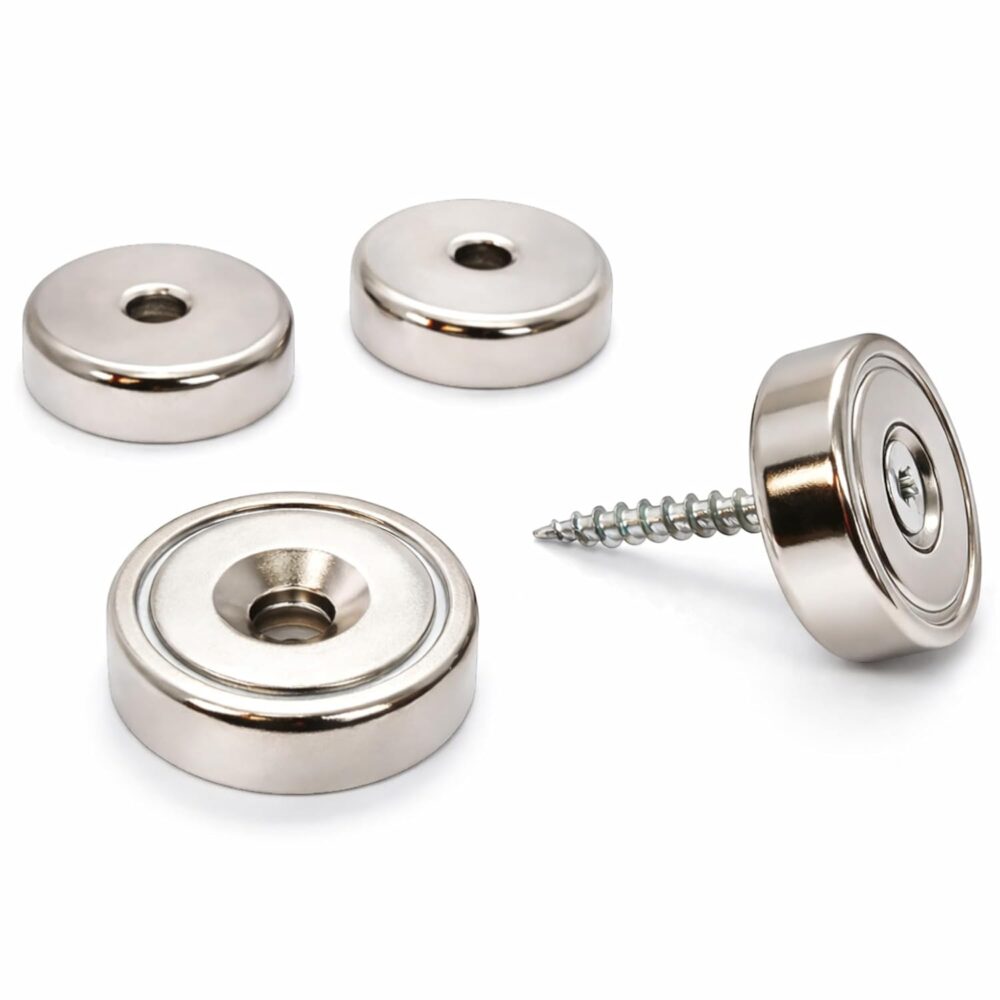 Base Magnética de Neodimio Avellanada 25 mm