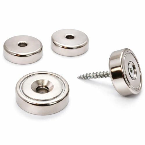 Base Magnética de Neodimio Avellanada 25 mm