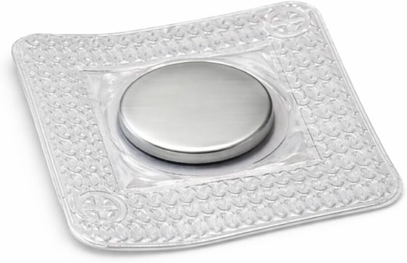 Botones Magnéticos de Costura, 18x2 Botón Magnético de Costura 18x2 mm (plata)