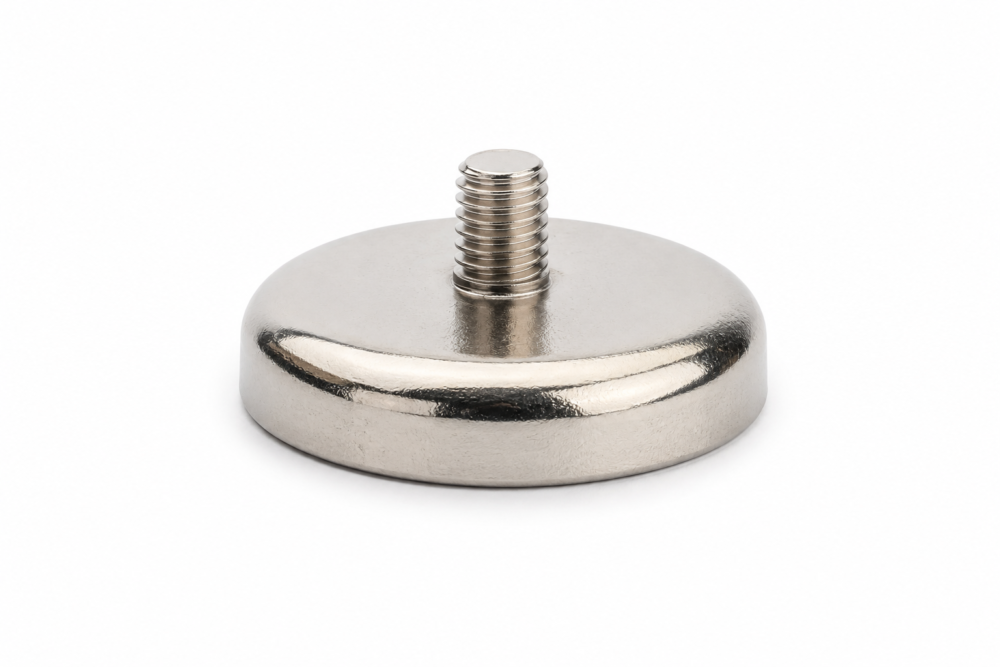 Base Magnética de Neodimio con Vástago Roscado C32 (M6)
