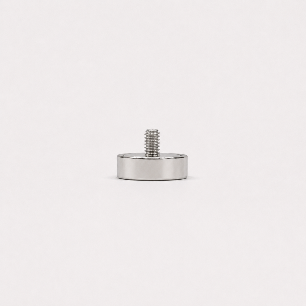 Base Magnética de Neodimio con Vástago Roscado C10 (M3)