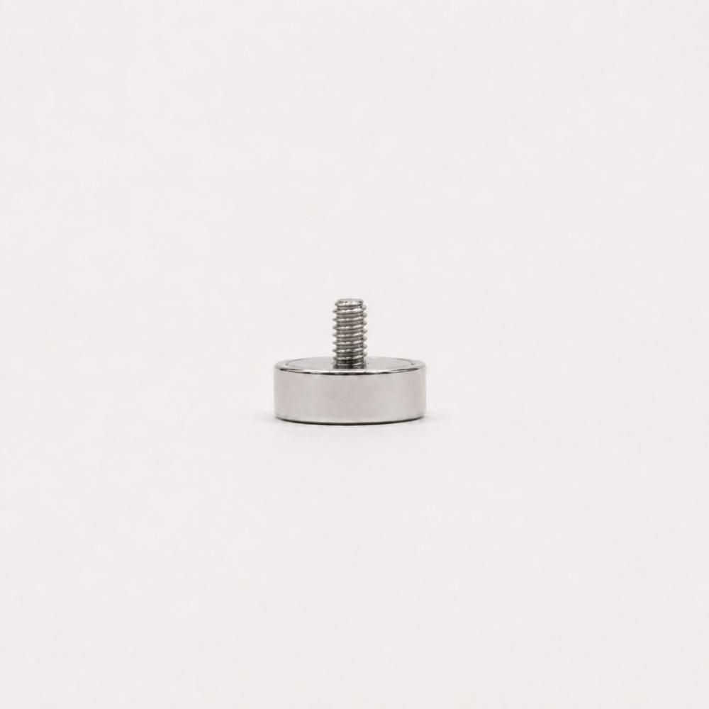 Base Magnética de Neodimio con Vástago Roscado C10 (M3)