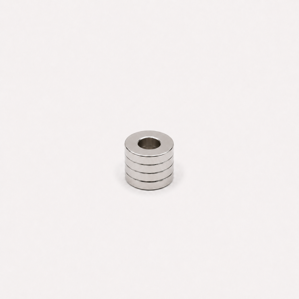 Imán de neodimio D10-5X3 mm, grado N35, Ni-Cu-Ni
