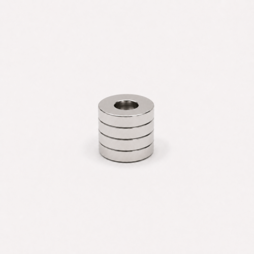 Imán de neodimio D12-6X3 mm, grado N35, Ni-Cu-Ni