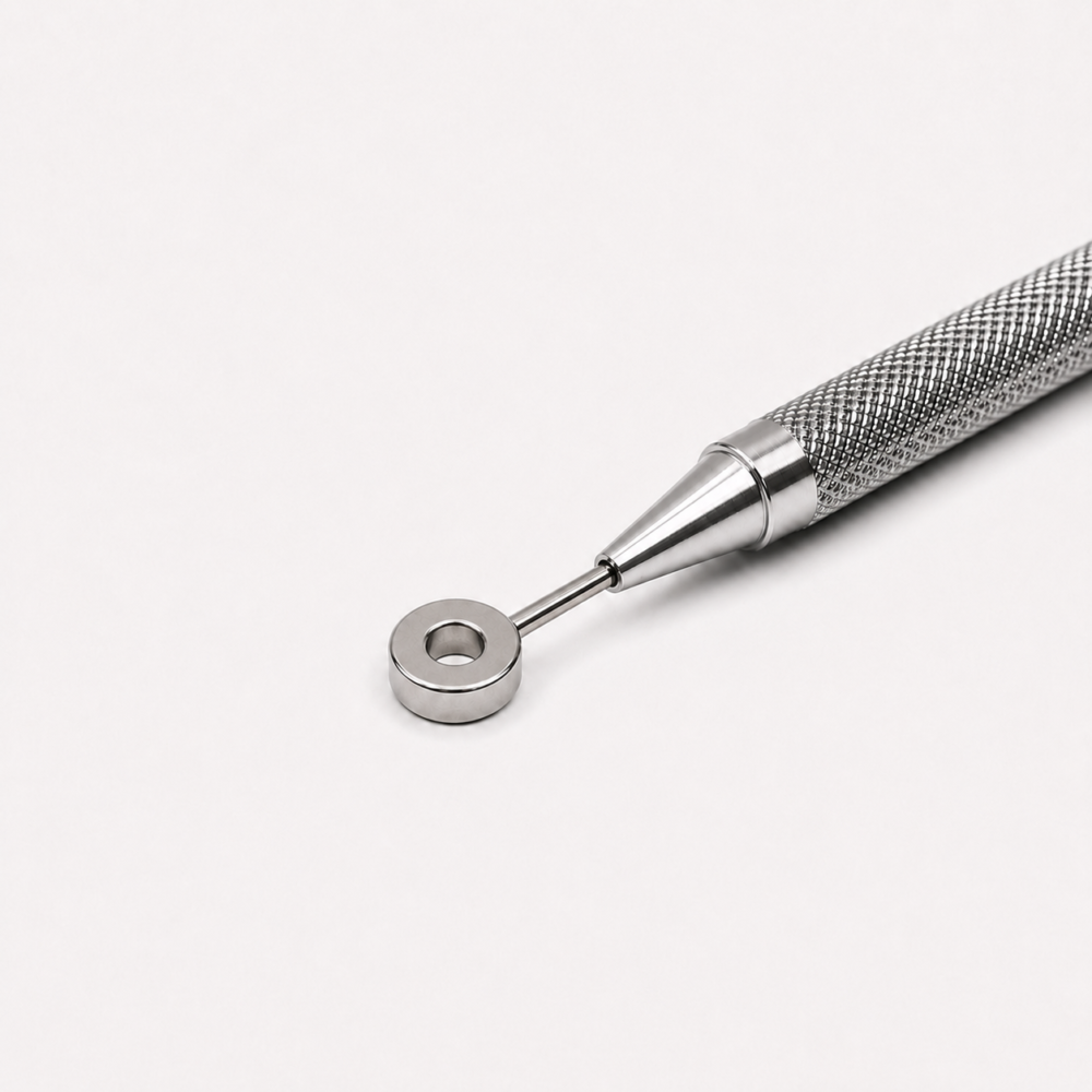 Imán de neodimio D12-6X3 mm, grado N35, Ni-Cu-Ni