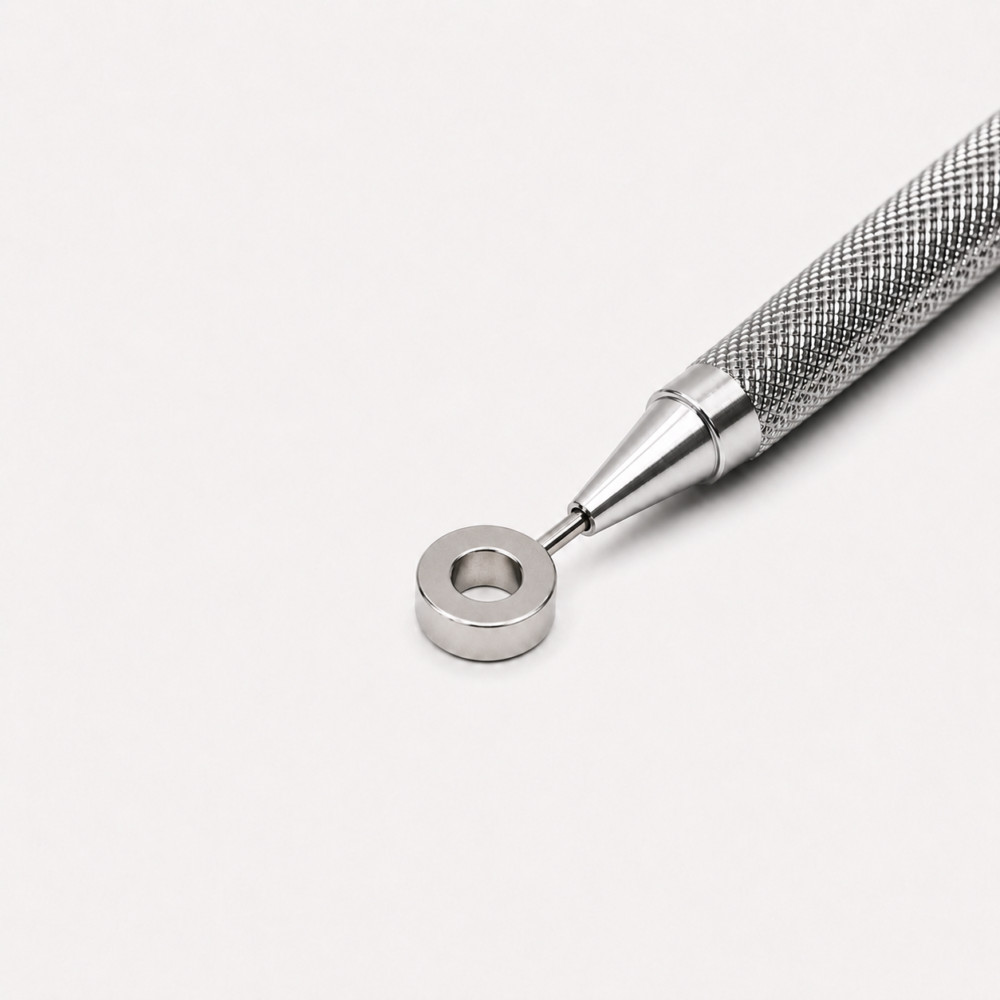 Imán de neodimio D20-10X5 mm, grado N35, Ni-Cu-Ni