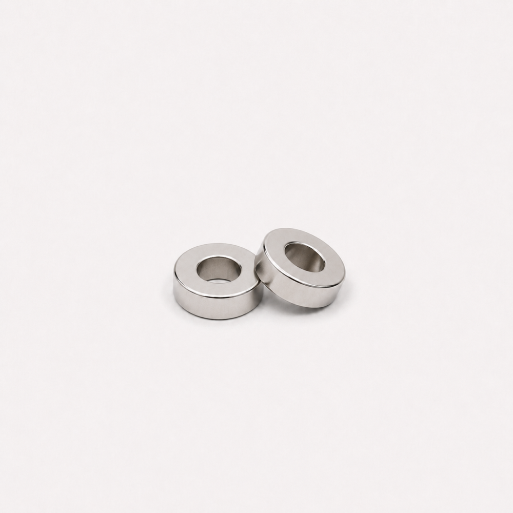 Imán de neodimio D20-10X5 mm, grado N35, Ni-Cu-Ni