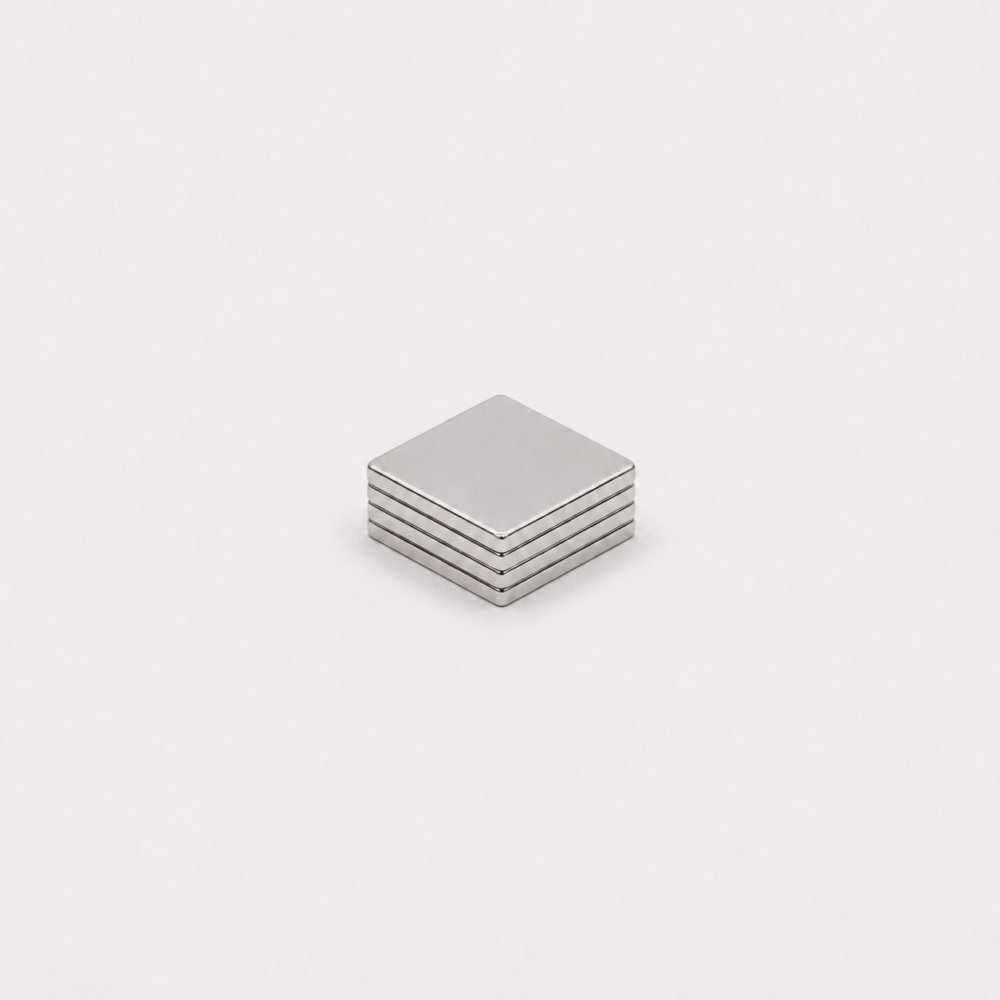 Imán de neodimio 20x20x2 mm